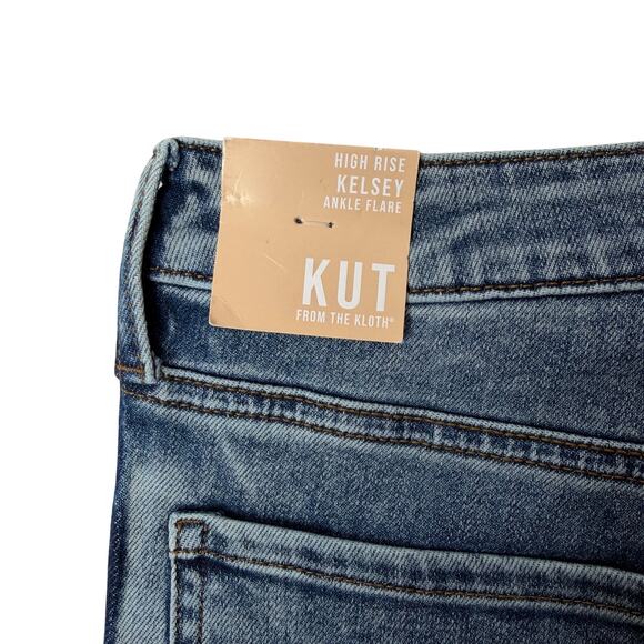 NEW Kut from the Kloth Kelsey High Rise Ankle Flare size 6 Inherrant - Picture 13 of 14